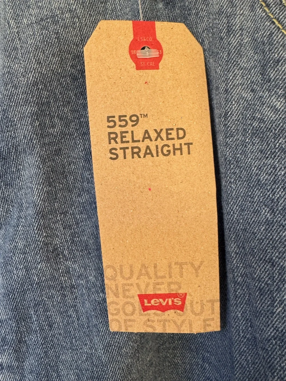 Levis 559 Relaxed Straight 52x29 Stretch-NWT